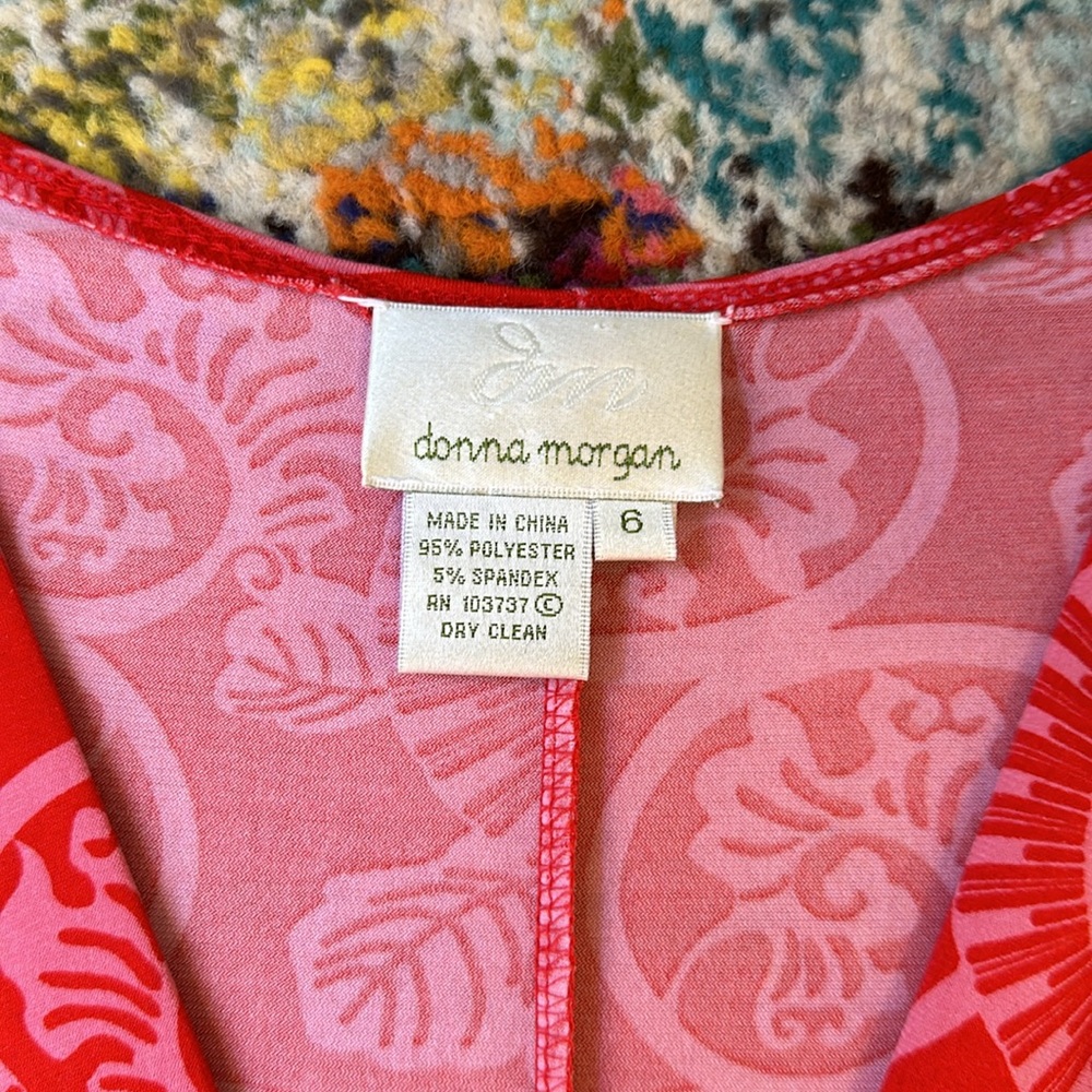 Donna Morgan Empire-Waist Dress, Size 6 - Picture 2 of 5